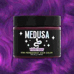 Medusa semi-permanent purple hair dye
